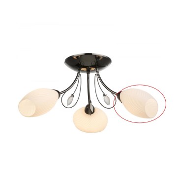 Globo - Vidro de substituição para lustre TODRA E14 branco