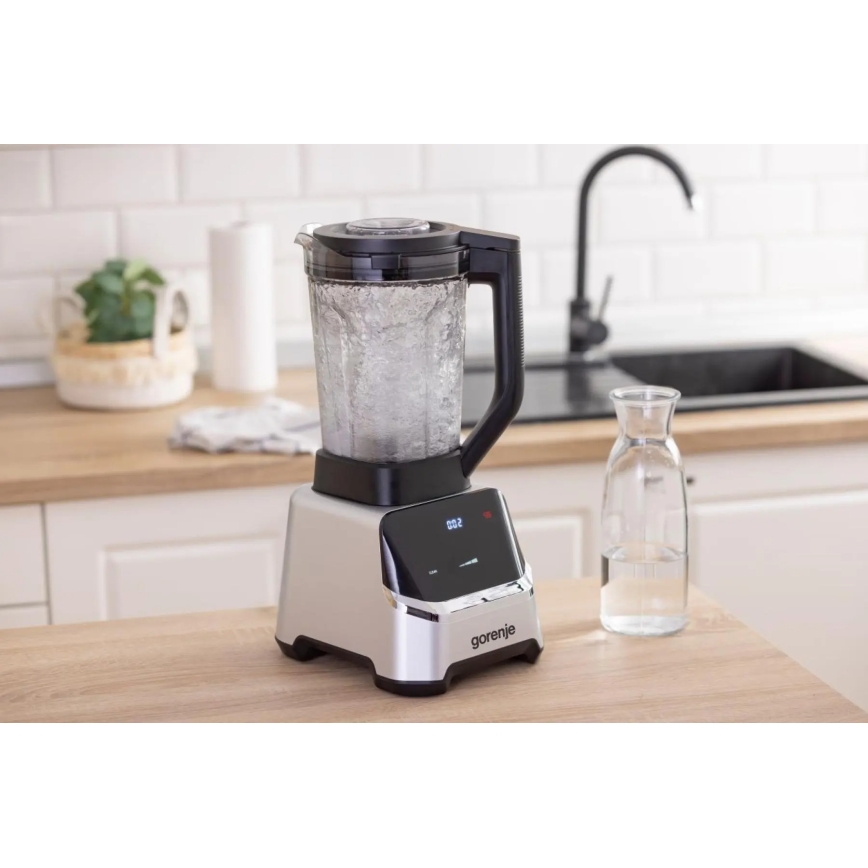 GORENJE BP1500DE - Liquidificador de bancada 2 l 1500W/230V aço inoxidável/preto