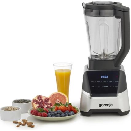 GORENJE BP1500DE - Liquidificador de bancada 2 l 1500W/230V aço inoxidável/preto