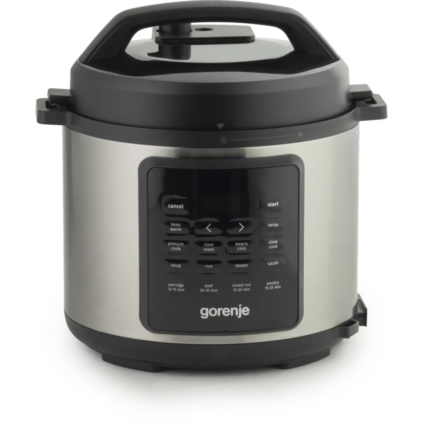 GORENJE GMC6SBK - Panela elétrica multifunções 6 L 8 em 1 1000 W/230 V inox