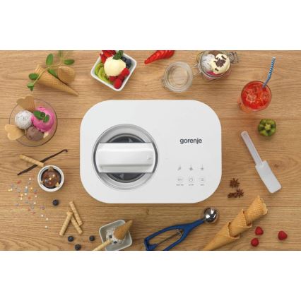 GORENJE ICM10W - Máquina de gelados 100W/230V branca