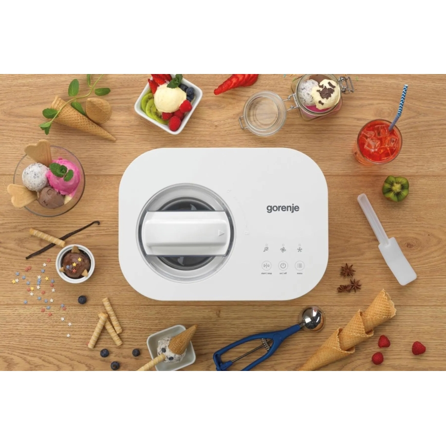 GORENJE ICM10W - Máquina de gelados 100W/230V branca