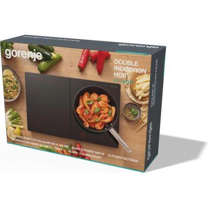 GORENJE ICY3500DGP - Placa de indução bizona 3400W/230V