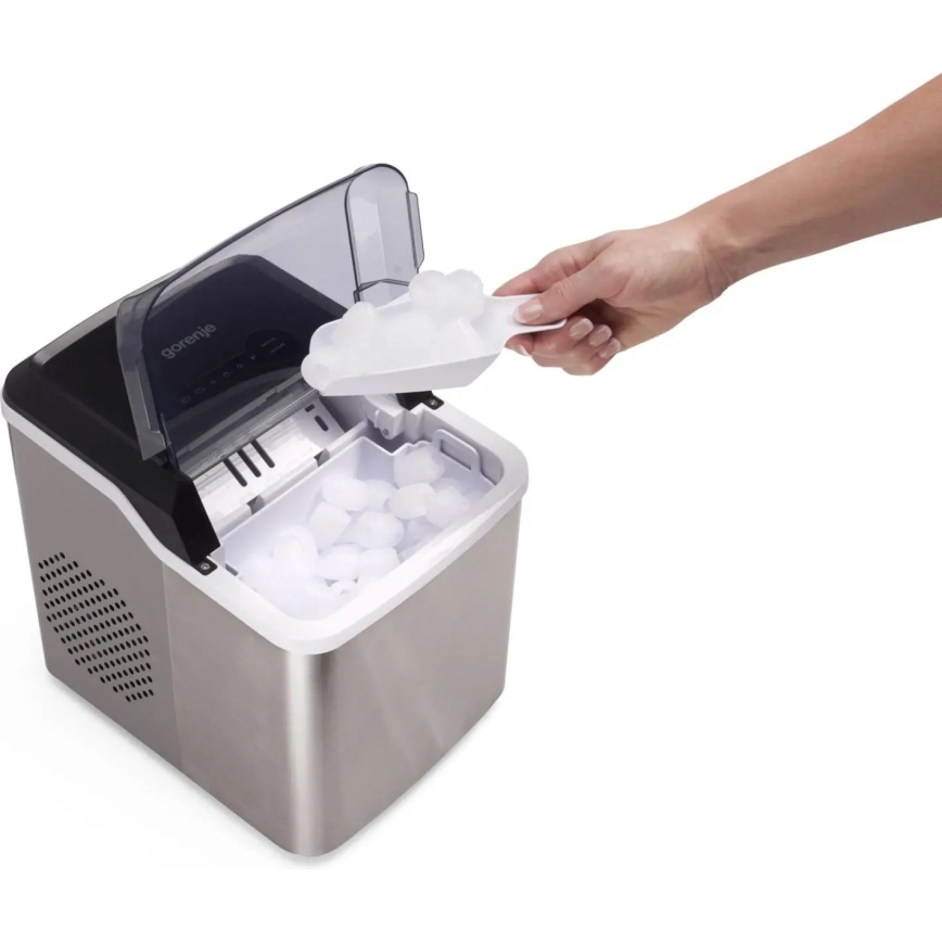 GORENJE IMD1200SB - Fabricador de gelo 1,3 l, 105 W/230 V, em aço inoxidável