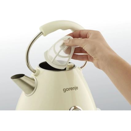 GORENJE K17CLI - Chaleira eléctrica rápida 1,7 l 2200W/230V bege