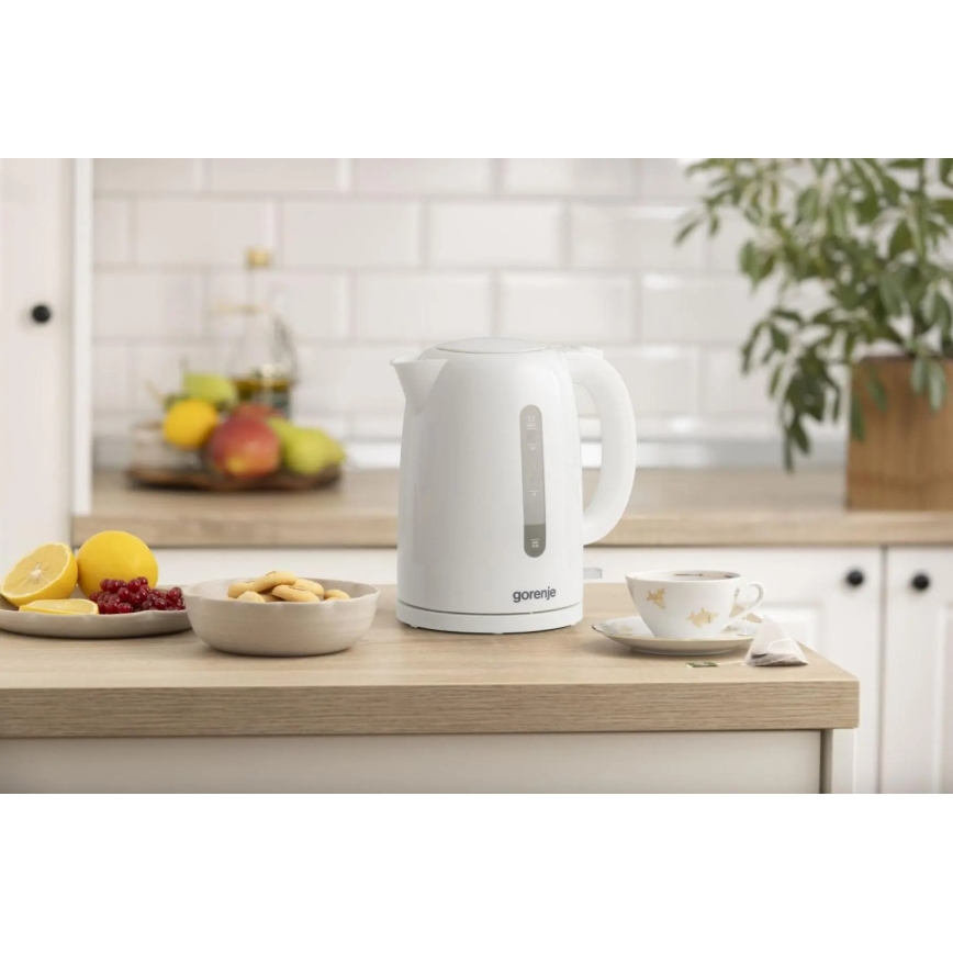 GORENJE K17W - Chaleira elétrica 1,7 l 2200W/230V branca