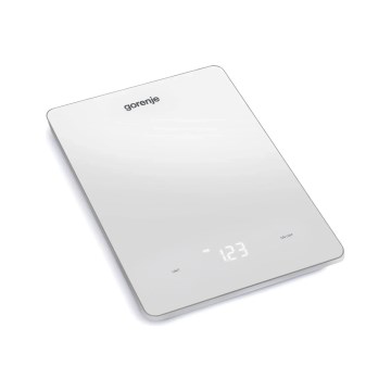 GORENJE KT10LBW - Balança de cozinha digital 3xAAA branca