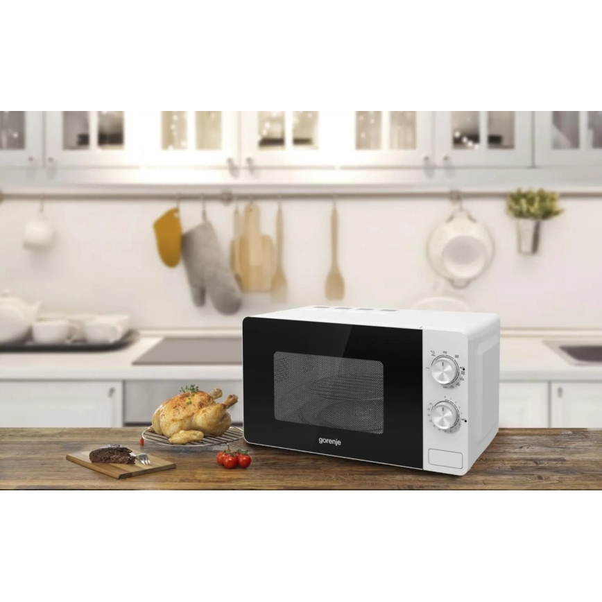 GORENJE MO20E2W - Micro-ondas com grill 800W/230V 20 l branco