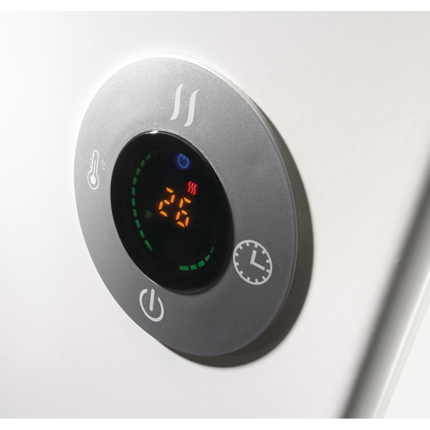 GORENJE OPTIHEAT 2000EWP - Aquecedor elétrico convector inteligente 2000W IP44 Wi-Fi branco
