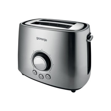 GORENJE T1000E - Torradeira para 2 fatias com grelha, 1000W/230V, inox