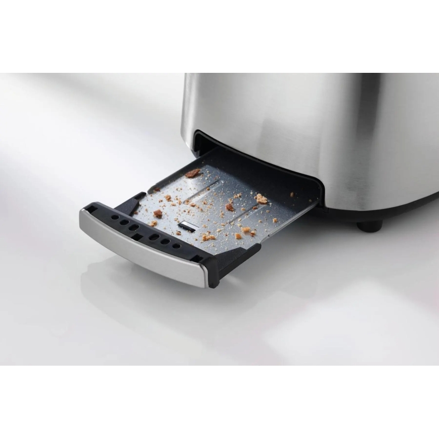 GORENJE T1000E - Torradeira para 2 fatias com grelha, 1000W/230V, inox