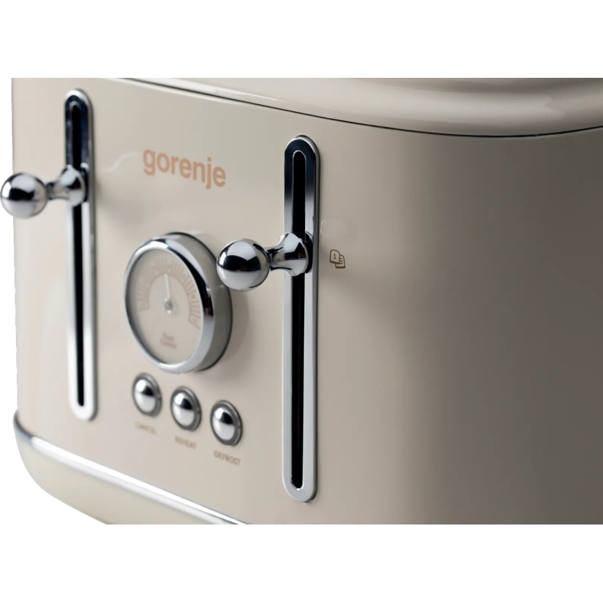 GORENJE T2300CLIN - Torradeira de quatro fatias 1150W/230V bege