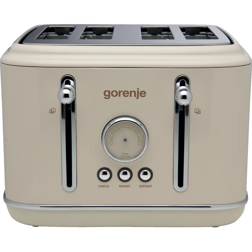 GORENJE T2300CLIN - Torradeira de quatro fatias 1150W/230V bege