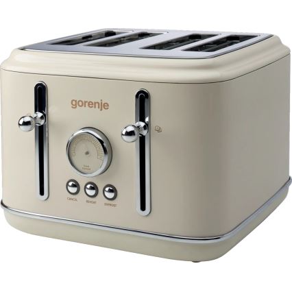 GORENJE T2300CLIN - Torradeira de quatro fatias 1150W/230V bege