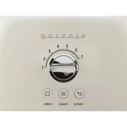 GORENJE T900RL - Torradeira de 2 fatias 1000W/230V branca