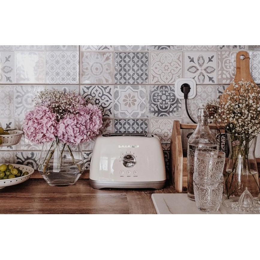 GORENJE T900RL - Torradeira de 2 fatias 1000W/230V branca