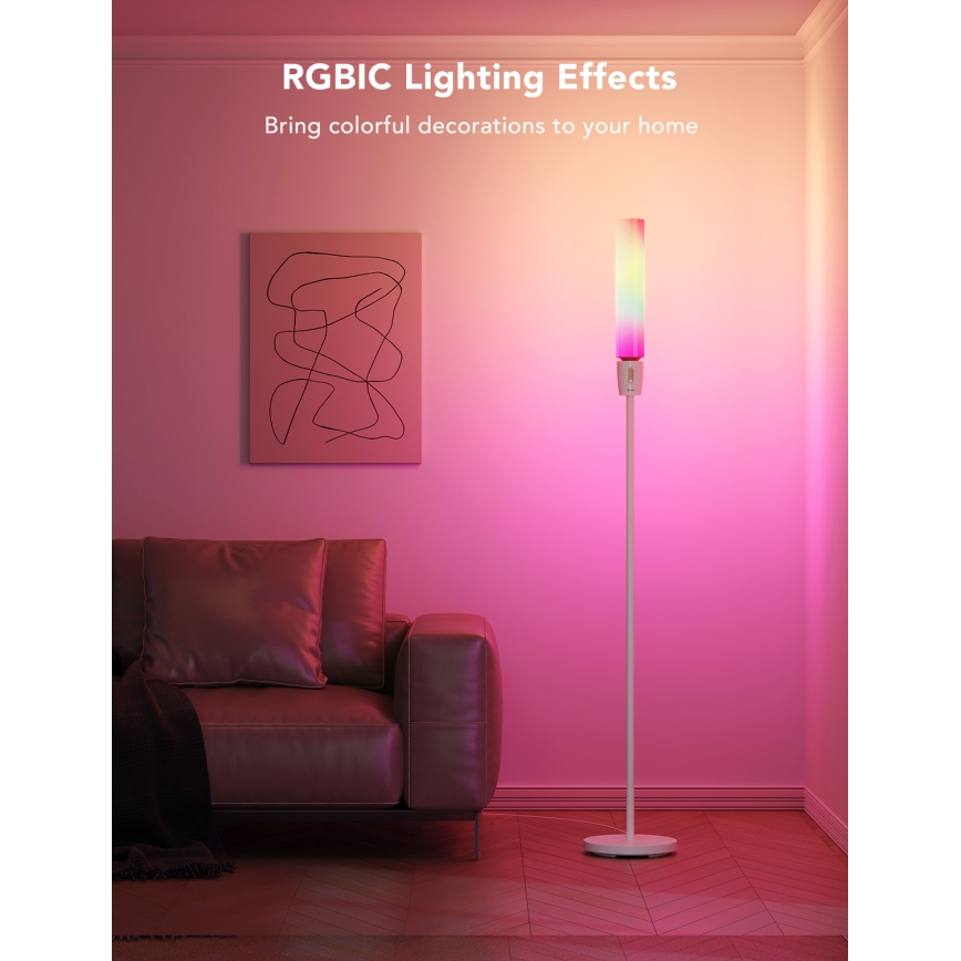 Govee - Candeeiro de chão LED com regulação CYLINDER SMART RGBICWW 2200-6500K