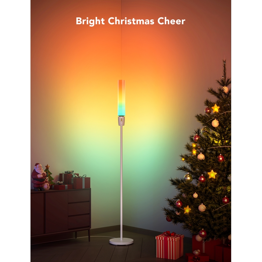 Govee - Candeeiro de chão LED com regulação CYLINDER SMART RGBICWW 2200-6500K