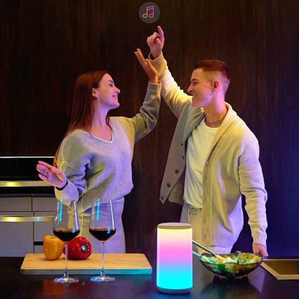 Govee - Candeeiro de mesa LED RGBIC com regulação AURA 2 2200-6500K Wi-Fi Matter