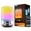 Govee - Candeeiro de mesa LED RGBW regulável com altifalante LED/36W/12V Wi‑Fi