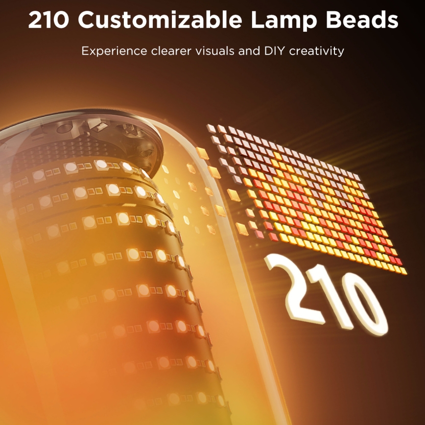 Govee - Candeeiro de mesa LED RGBW regulável com altifalante LED/36W/12V Wi‑Fi