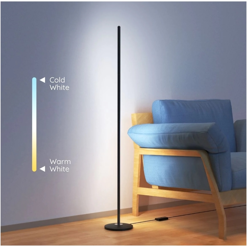 Govee - Candeeiro de pé LED RGBW regulável LITE MATTER LED/24W/230V Wi-Fi