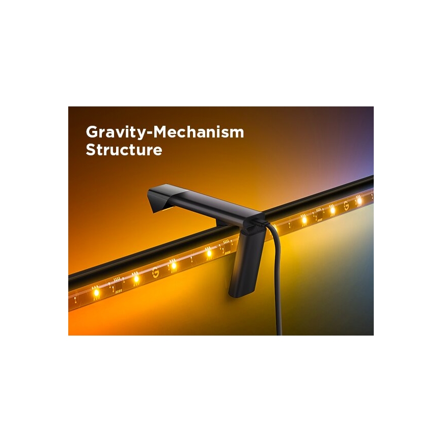 Govee - CONJUNTO 2x Backlight TV 55-65 SMART LED retroiluminação RGBICW Wi-Fi