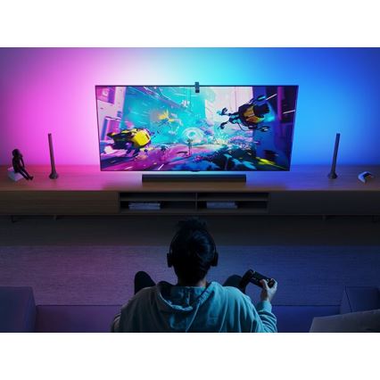 Govee - CONJUNTO 2x Backlight TV 55-65 SMART LED retroiluminação RGBICW Wi-Fi