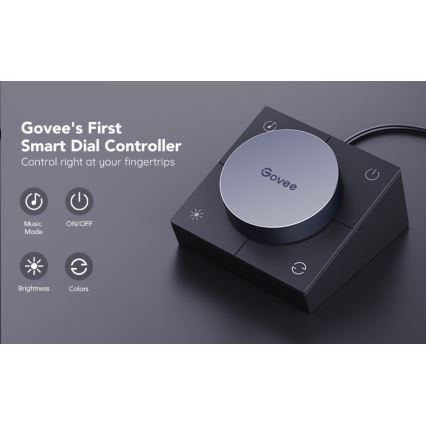 Govee - Conjunto de 2 Painéis Smart Gaming Wi-Fi LED RGBIC + Smart Dual preto + comando remoto