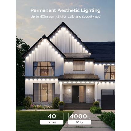 Govee - Cordão de downlights LED RGBIC 30 m Wi-Fi Matter IP67