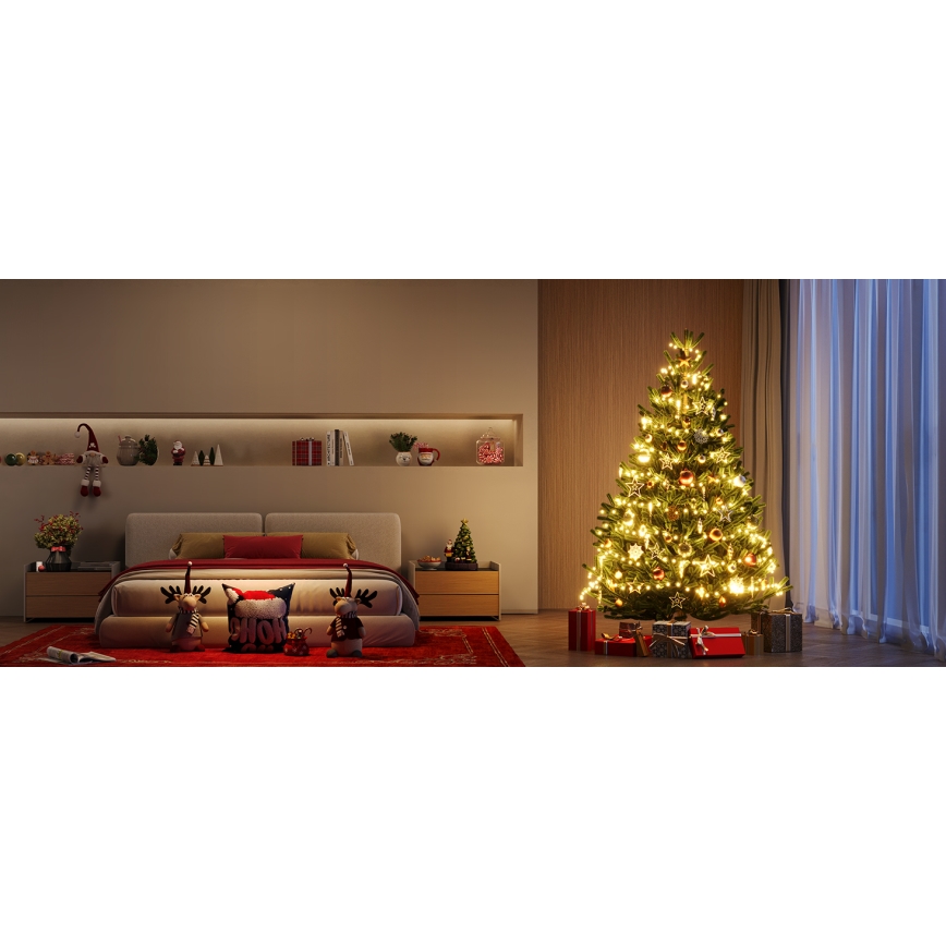 Govee - Corrente de Natal LED RGBICW para exterior 2700-6500K 20m Wi-Fi Matter IP66