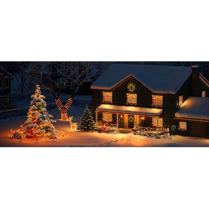 Govee - Corrente de Natal LED RGBICW para exterior 2700-6500K 20m Wi-Fi Matter IP66