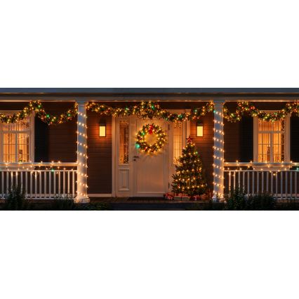 Govee - Corrente de Natal LED RGBICW para exterior 2700-6500K 20m Wi-Fi Matter IP66