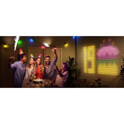 Govee - Cortina luminosa RGBIC 520 LED 1,5x2m Wi-Fi IP65