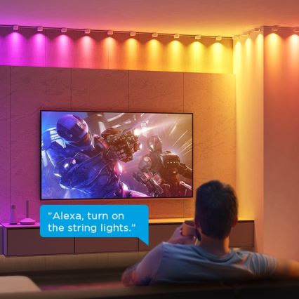 Govee - Downlights de cordas LED RGBIC 5m Wi-Fi