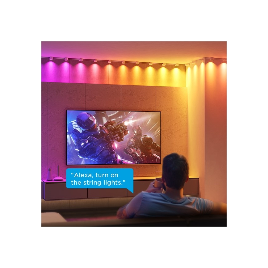 Govee - Downlights de cordas LED RGBIC 5m Wi-Fi