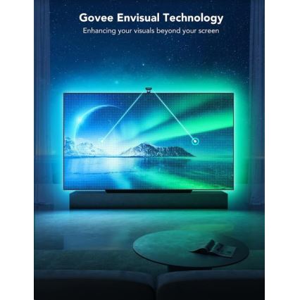 Govee - DreamView T2 DUAL TV 55-65 Iluminação LED Smart RGBIC Wi‑Fi + comando remoto