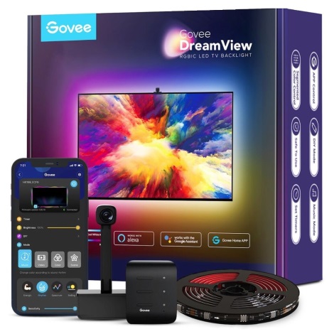 Govee - DreamView TV 55-65" SMART LED retroiluminação RGBIC Wi-Fi