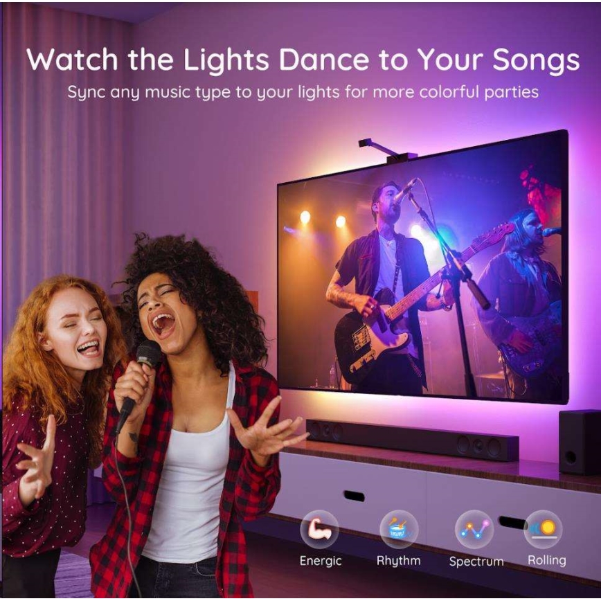 Govee - DreamView TV 55-65 SMART LED retroiluminação RGBIC Wi-Fi