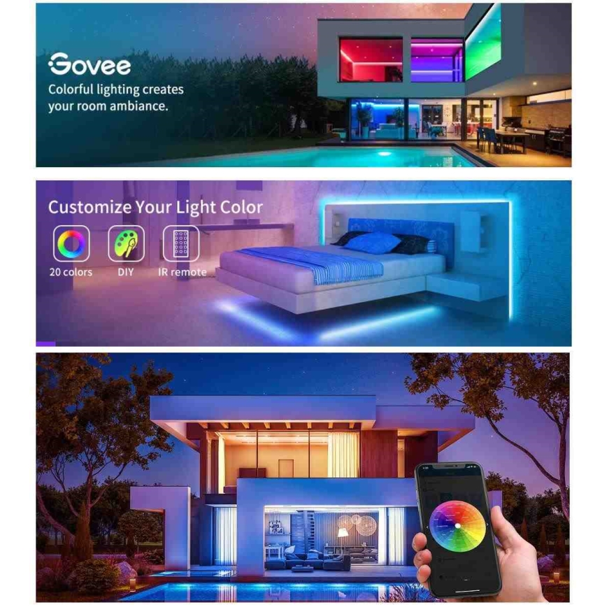 Govee - Fita LED RGB Inteligente Wi-Fi 5m