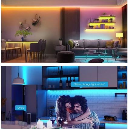 Govee - Fita LED RGB Inteligente Wi-Fi 5m