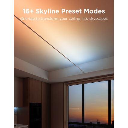 Govee - Fita LED RGBICWW pendente/36W/24V 4m Skyline Matter Wi-Fi