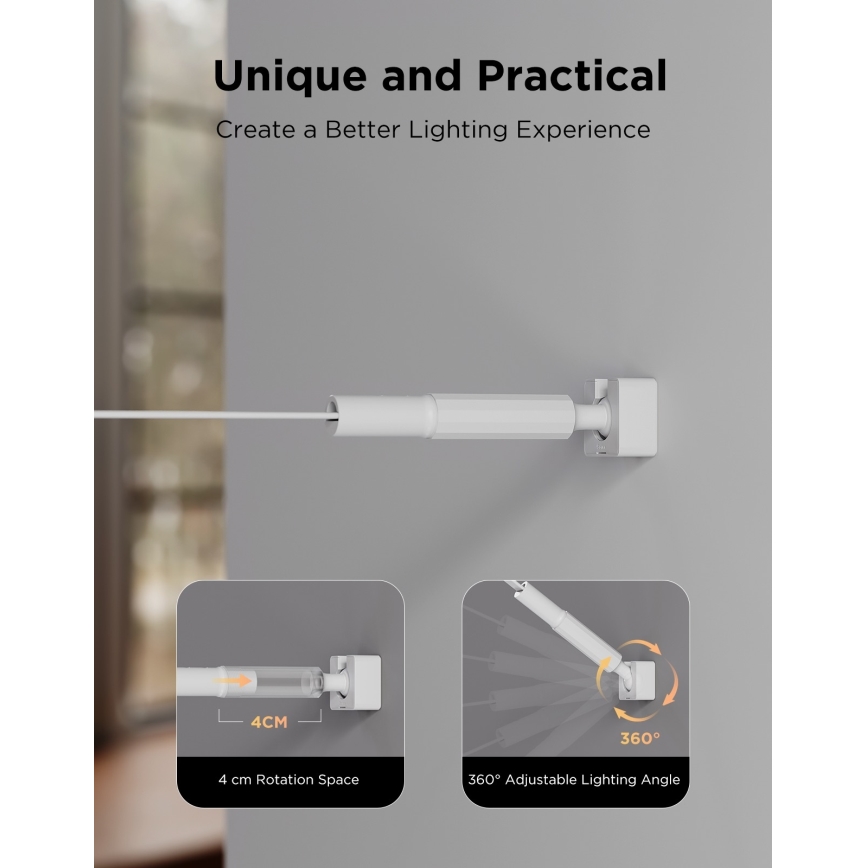 Govee - Fita LED RGBICWW pendente/36W/24V 4m Skyline Matter Wi-Fi