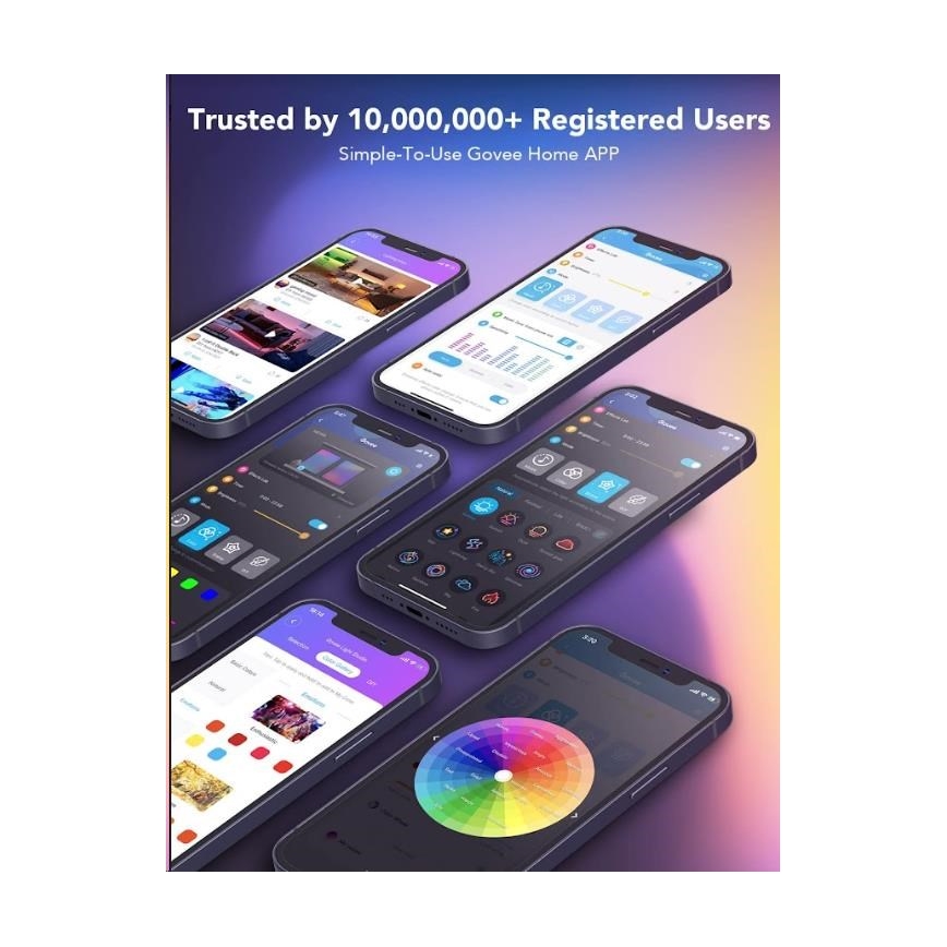 Govee - Fita LED Inteligente Wi-Fi RGBIC PRO 10m