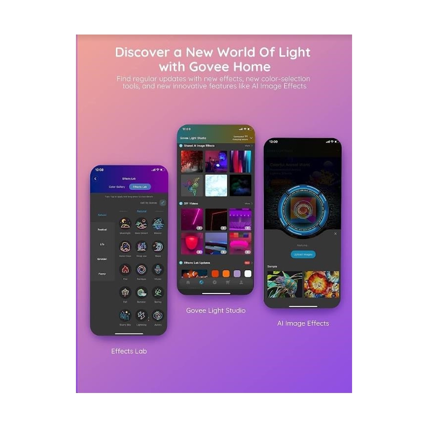 Govee - Fita LED Inteligente Wi-Fi RGBIC PRO 10m