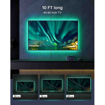 Govee - Iluminação LED RGB inteligente para TV de 46-60