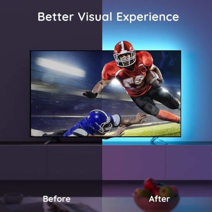 Govee - Iluminação LED SMART RGB para TV 46-60 + comando remoto