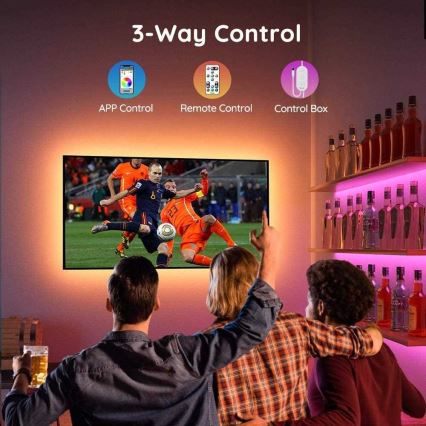 Govee - Iluminação LED SMART RGB para TV 46-60 + comando remoto