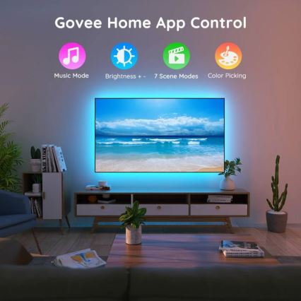 Govee - Iluminação LED SMART RGB para TV 46-60 + comando remoto
