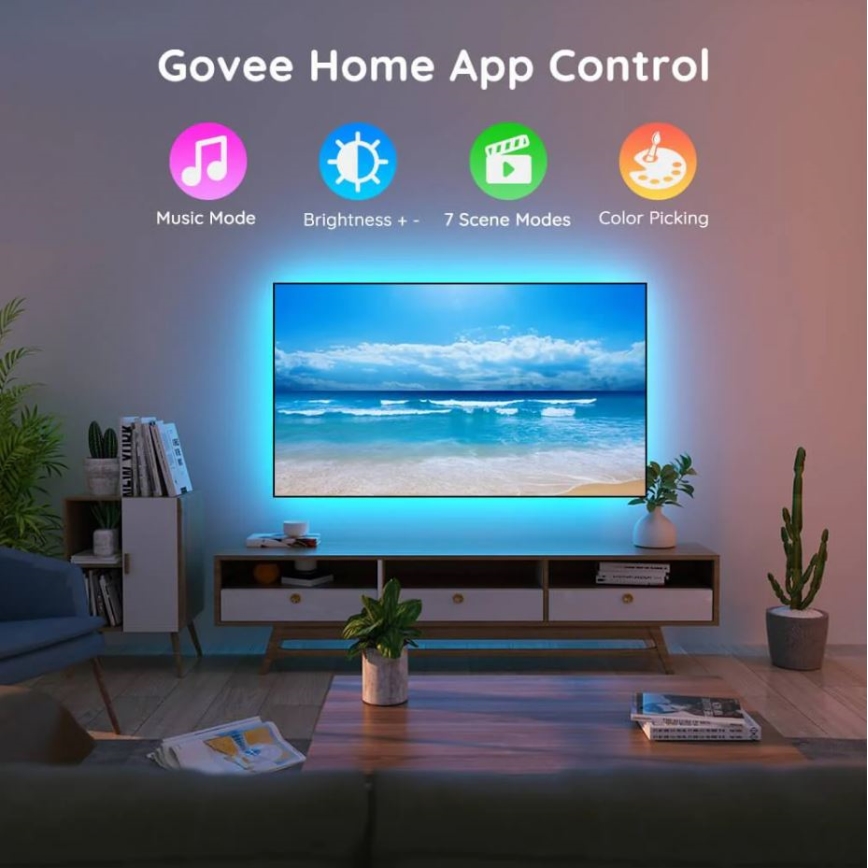 Govee - Iluminação LED SMART RGB para TV 46-60 + comando remoto